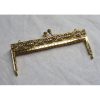 Chiusura per borsetta resole  silver dorato cm 18,5 x 7,5 - immagine 2