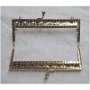 Chiusura per borsetta resole  silver dorato cm 18,5 x 7,5 - immagine 3