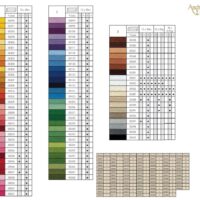 Jolly kit 12 ricamo anchor 25 colori sfumati fuori produzione