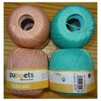 Jolly/4 gomitoli di cotone anchor puppet 10, gomitoli gr 100