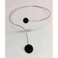 Collier pianeti, struttura in acciaio e resine