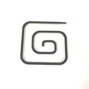 Anello forato tondo stelline  cm 2,8 x 0,38 x 0, 15 colore argento