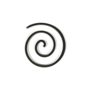Fermaglio per capelli, colore argento cm 8 x 1