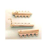 Chiusura a carabina argento 925, 5 fori