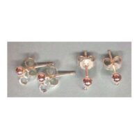 Ganci per orecchini in argento 925, 1 coppia