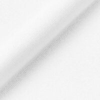 Etamine 25 count/10fili cm, dmc cotone bianco, altezza cm 156, € 22,00 al metro, vendita a multipli di 50 cm