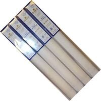 Aida 4,4/11ct dmc bianco o ecru', pretagliati cm 38,1 x 45,7 charles craft
