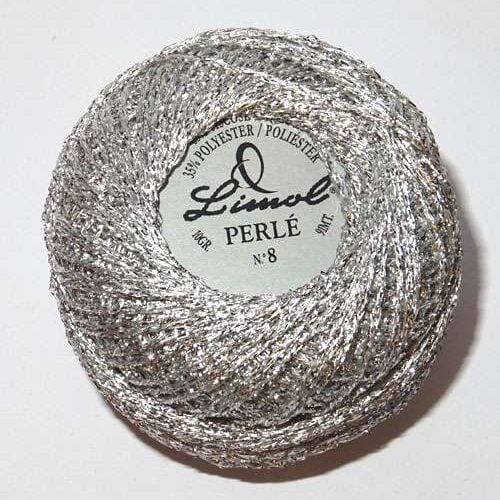 Perle' metallizzato n° 8 argento