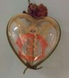 Cuore apribile,  plastica,  cm 14 - immagine 2