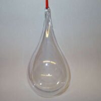 Goccia apribile  plastica, altezza cm 14