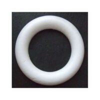 Ghirlanda polistirolo  base piatta  cm 15