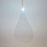 Divisorio per goccia apribile  plastica, altezza cm 18