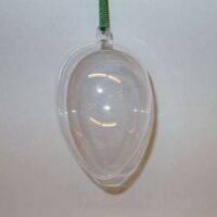 Uovo apribile plastica, cm 7,2 x 10,8