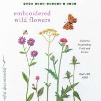 Embroidered wild flowers,  kazuko aoki
