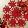 Forme creative per l'uncinetto stella 32 x 32 zweigart rossa - immagine 4