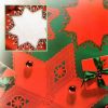Forme creative per l'uncinetto stella 32 x 32 zweigart rossa