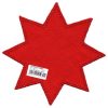 Forme creative per l'uncinetto, stella 20 x 20 zweigart rossa