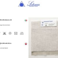Lino t60 (cencio 6x6 fili) sotema greggio ultimi 2 pezzi cm 100 x 100