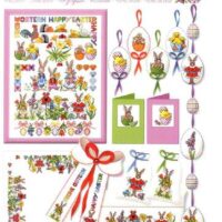 Lindner's , kreuzstiche n°032 , happy ostern