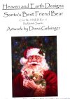 Babbo natale con orsetto, heaven and earth designs solo schema - immagine 2