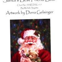 Babbo natale con orsetto, heaven and earth designs solo schema