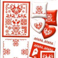 Lindner's  kreuzstiche n°008   folklore