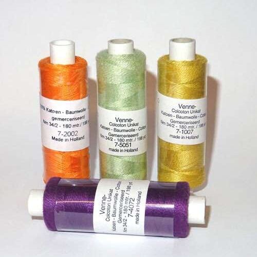Cotone tinta unita nm 34/2, venne