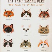 Cat lady embroidery, 380 ways ti stitch a cat