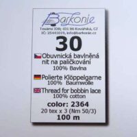 Cotone barkonie n°30 (nm 50/3) colorato