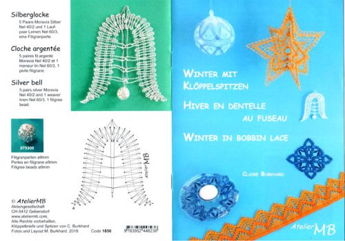 Inverno in merletto, winter in bobbinlace, claire birchard - immagine 2