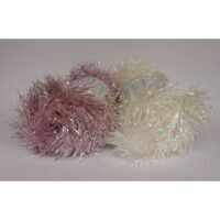 Glitter eyelash n°5  marta stewart gr 25/35 mt, ferri n°6,5,  rosaargento o biancomadreperla