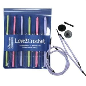 Knit pro prym 223960, connettori per cavetti plastica