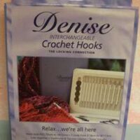 Denise classico (grigio): kit uncinetto per tunisi con cavo lungo o circolare