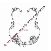 Bavaglino chiocciola  cm 21 x 26, irma pervanja