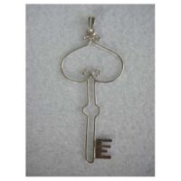 Chiave mm 65 x 30 struttura in argento 925