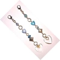 Segnaforbice con lente a cuore by roberta dazzini