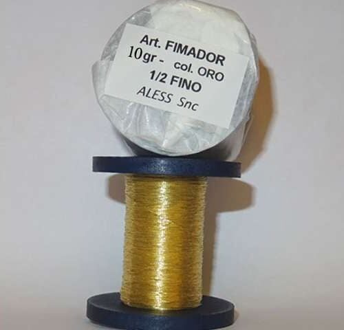 Fimador (camarana), oro mezzo fino da ricamo o tombolo, gr10 o 5