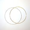 Anello in metallo diametro cm 7,  spessore mm 1,2 colore oro o argento