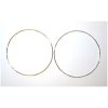 Anello in metallo diametro cm 7,  spessore mm 1,2 colore oro o argento - immagine 2