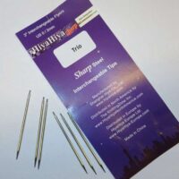 6 sharp interchangeable flyers trio tips 3"/ 6 punte sharp intercambiabili micro trio da cm 6