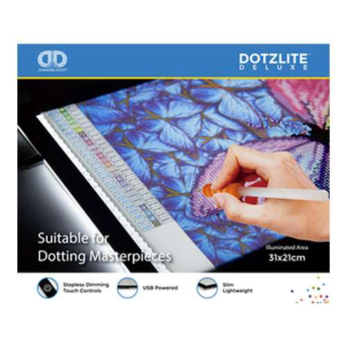 DOTZ®LITE –DELUXE / Lavagna Luminosa CM 31 X 21 | Tombolo e Disegni