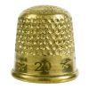 Ditali in ottone lacis anche per dita grandi !!  misura mm 16-18 e 20