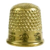 Ditali in ottone lacis anche per dita grandi !!  misura mm 16-18 e 20