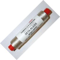 Cordonetto di seta aless purgato grigio perla chiaro mt 300
