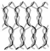 Tulle raschel cotone ecru' apprettato 4,5 buchi/1 cm € 40,00 al metro, vendita a multipli di 50 cm - immagine 3