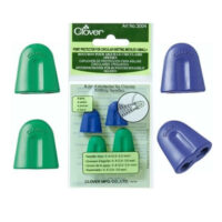 Accm306 Proteggi punte per ferri circolari - Clover 3004 (2–5 mm) morbidi e sicuri, pensati per i ferri circolari