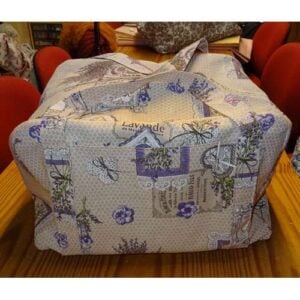 Borsa  portatombolo piccolo "Pois" by laboratorio degli elfi