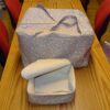 Borsa portatombolo + bacinella e portafuselli "libellule"  by laboratorio degli elfi - immagine 5