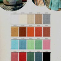 Anchor organic cotton/ 100% cotone naturale "anchor" certificato, gr 50 20 colori