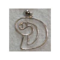 Lettera "d" struttura in argento 925  by roberta dazzini
